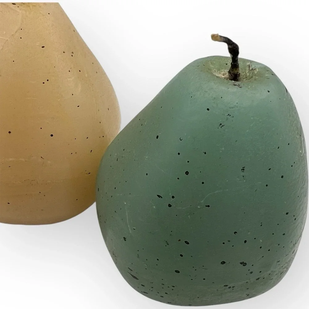 Pear Shaped Candles Speckled 3